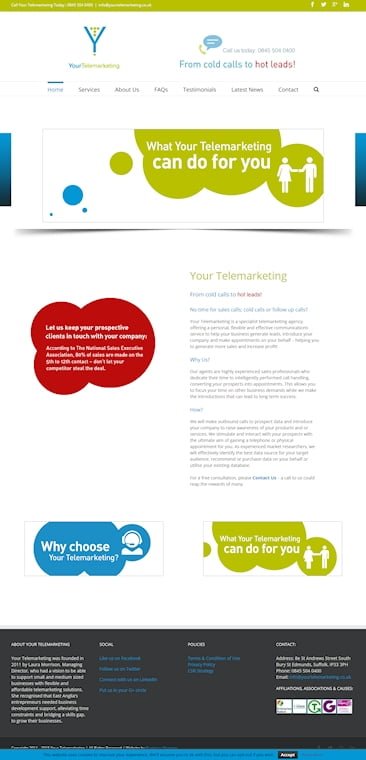 Your Telemarketing - Website Design