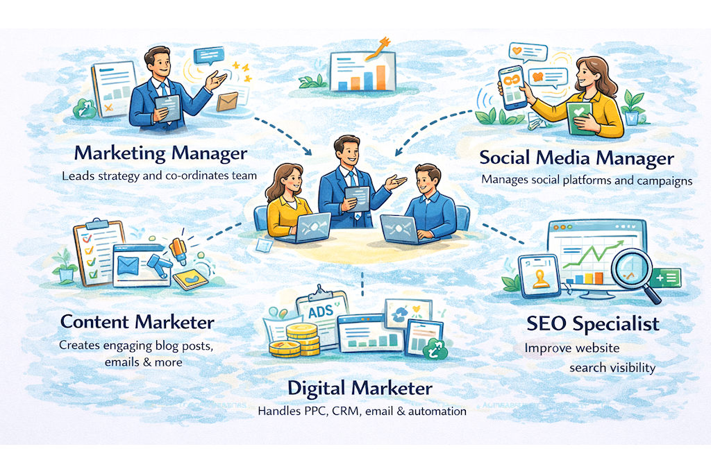 How to structure a marketing team